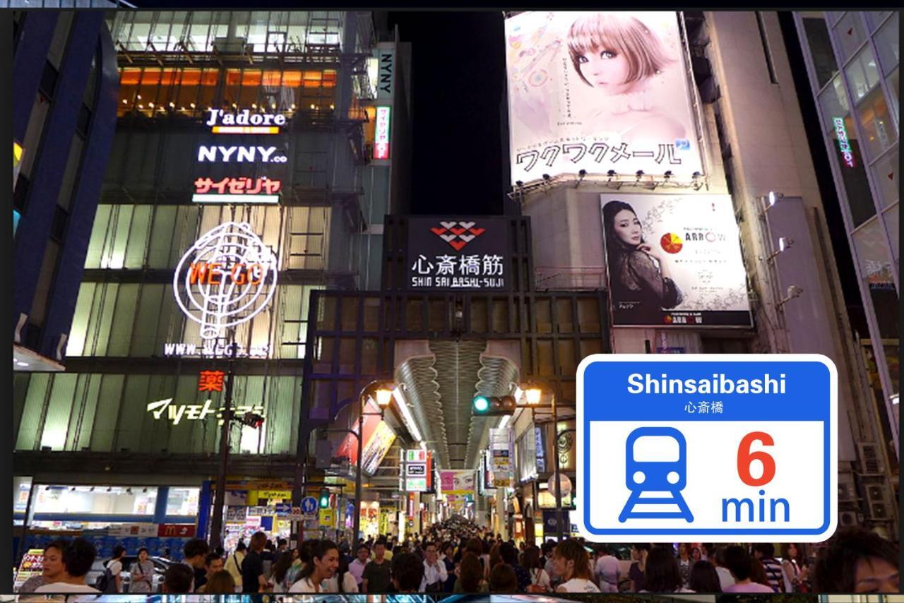 Westay Designers House/6 Mins To Shinsaibashi102 Osaka Exteriör bild